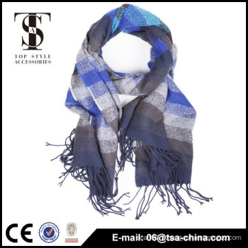 Chausson à encolure en acrylique design moderne et écharpe pashmina pour femme